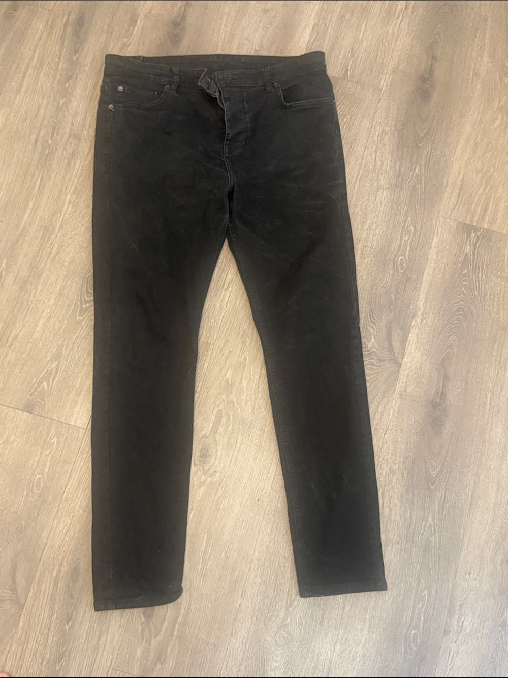 KSUBI Black Slim Fit Jeans